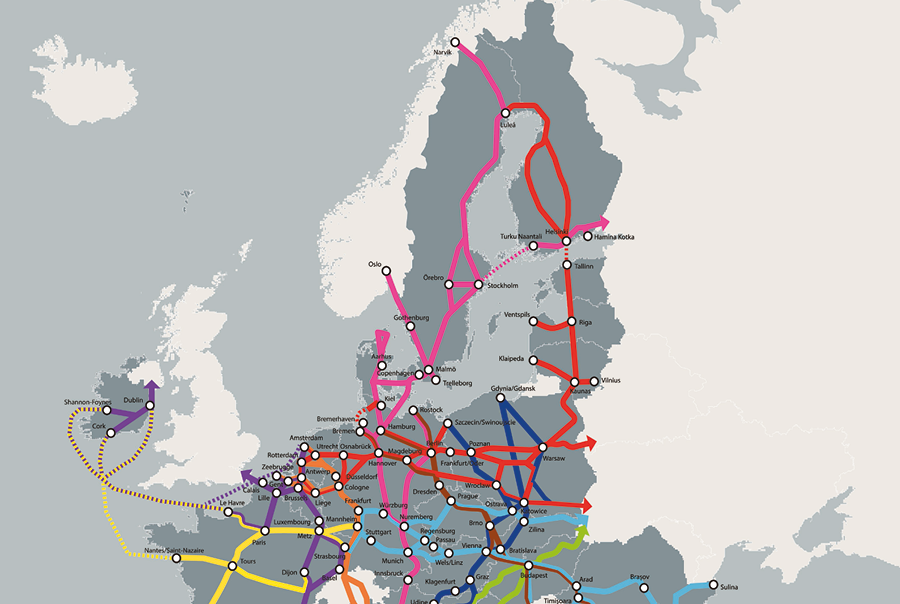 EUs stomnätskorriodrer