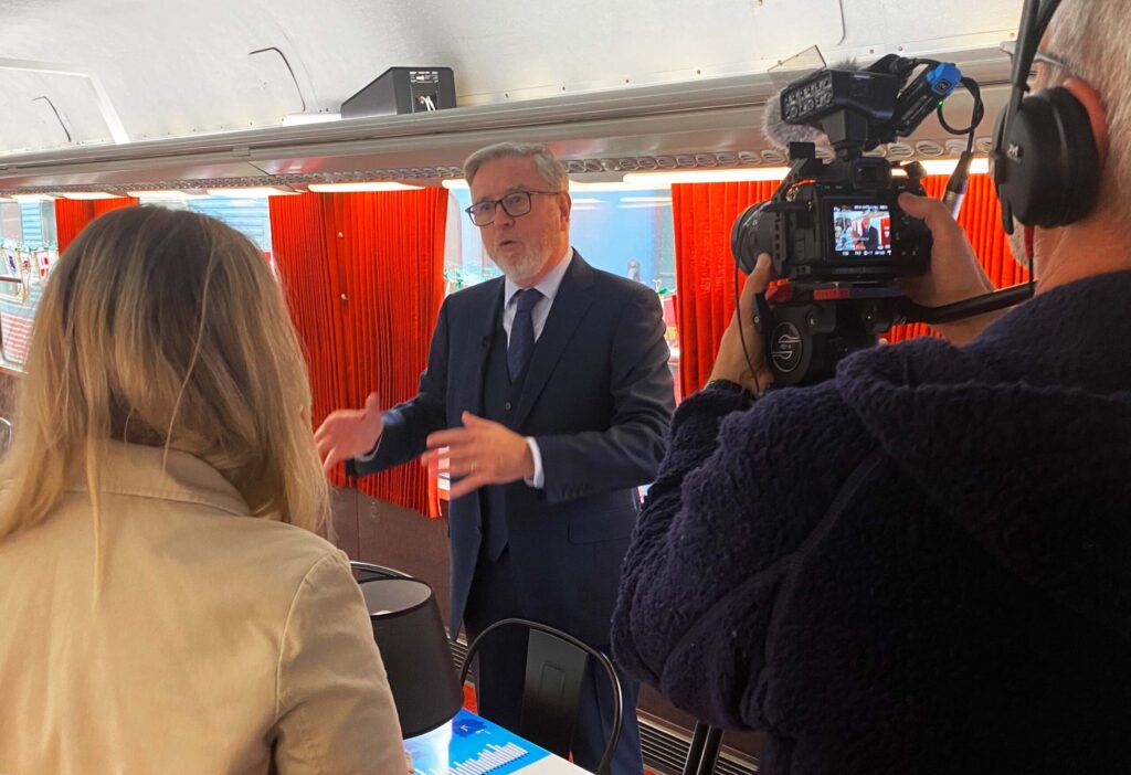 Botniska korridoren deltog på Connecting Europe Express