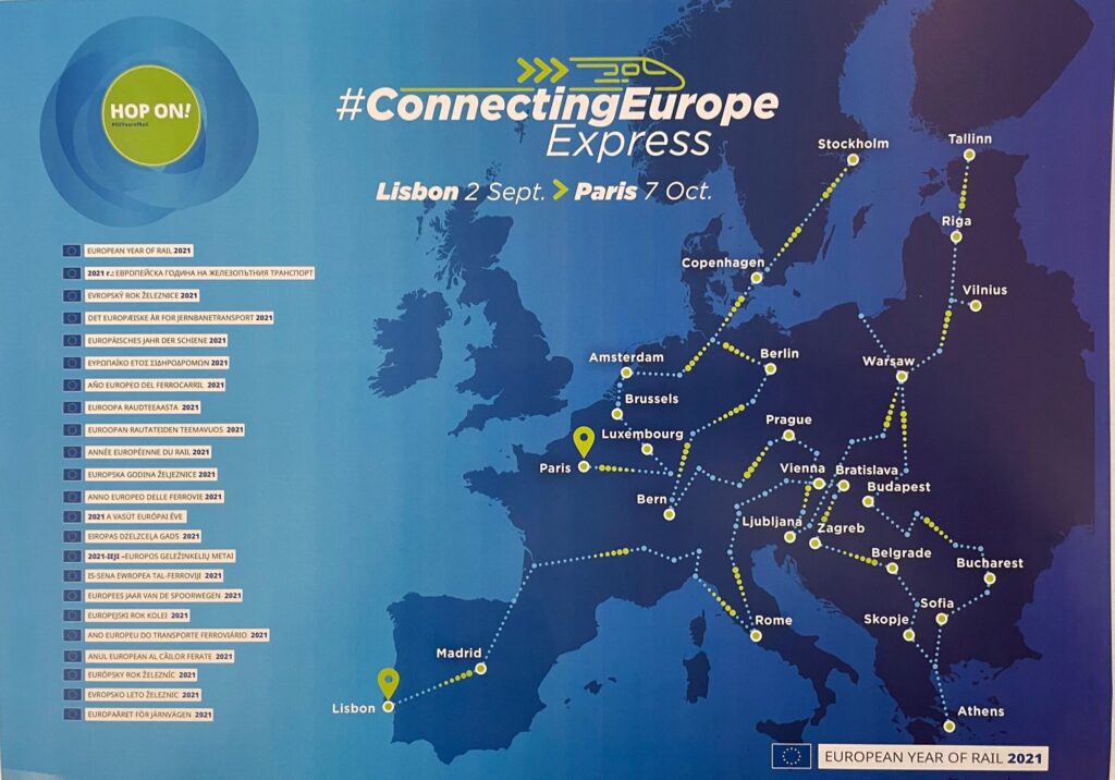 Europeiska mervärden i fokus när Connecting Europe Express besökte Sverige