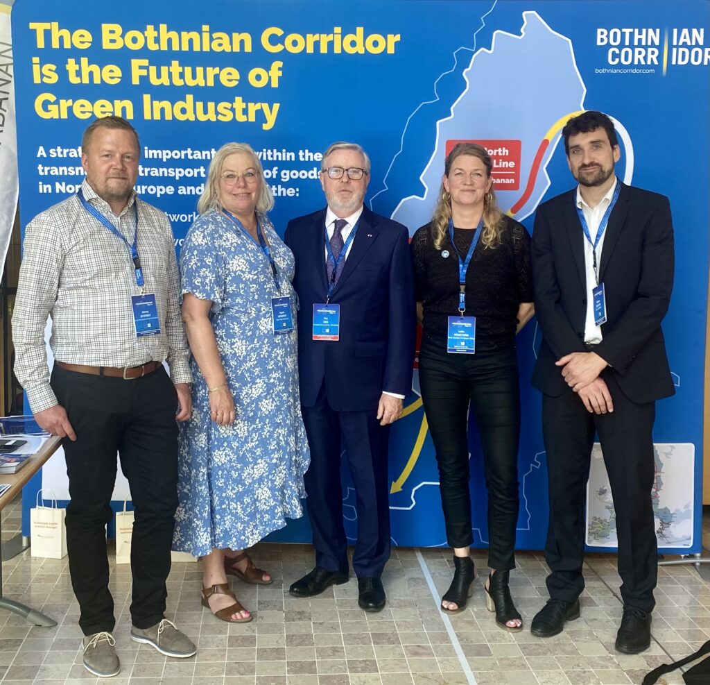 Botniska korridoren tjuvstartade Connecting Europe Days i Lyon